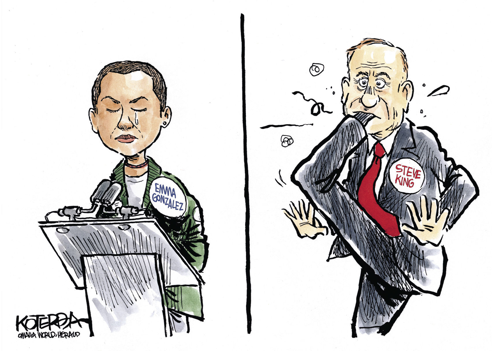 Class, No Class by Jeff Koterba, Omaha World Herald